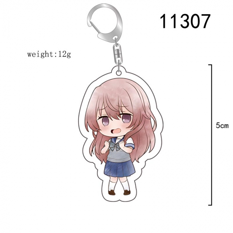 Dressing dolls fall in love Anime acrylic Key Chain price for 5 pcs 11307