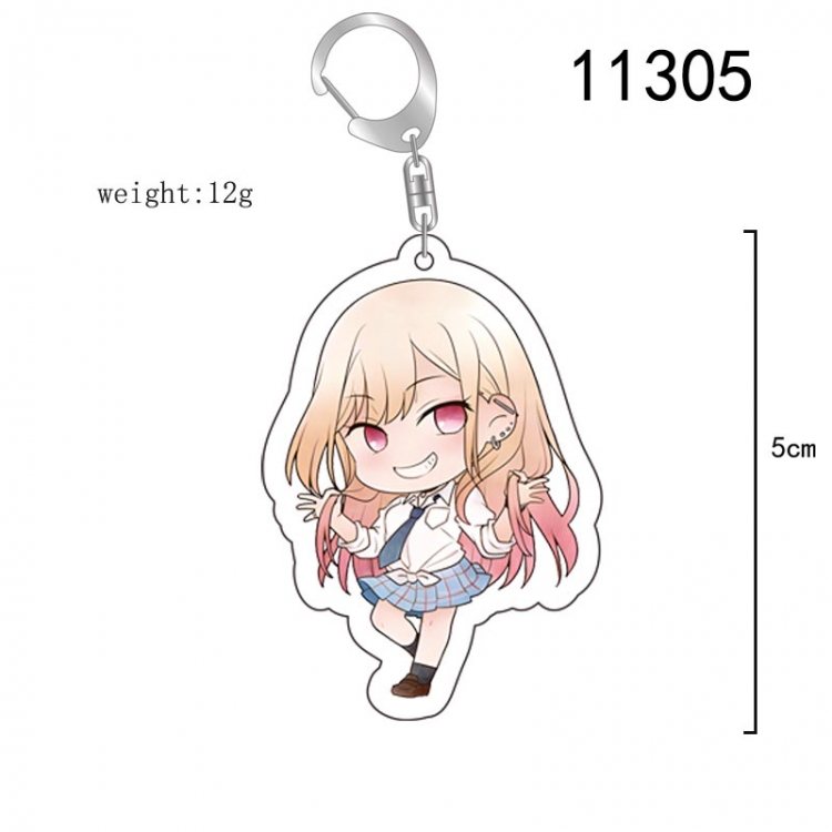 Dressing dolls fall in love Anime acrylic Key Chain price for 5 pcs 11305