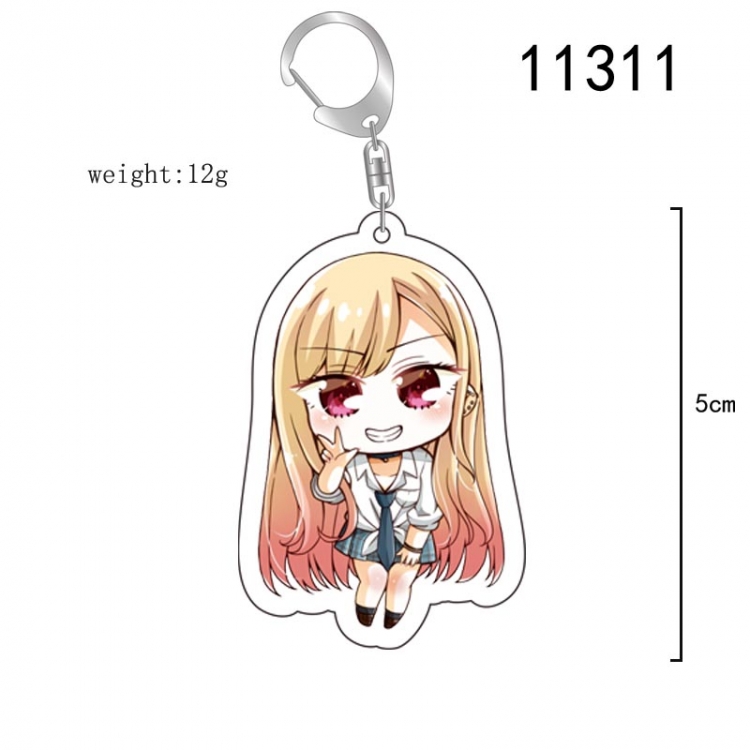 Dressing dolls fall in love Anime acrylic Key Chain price for 5 pcs 11311