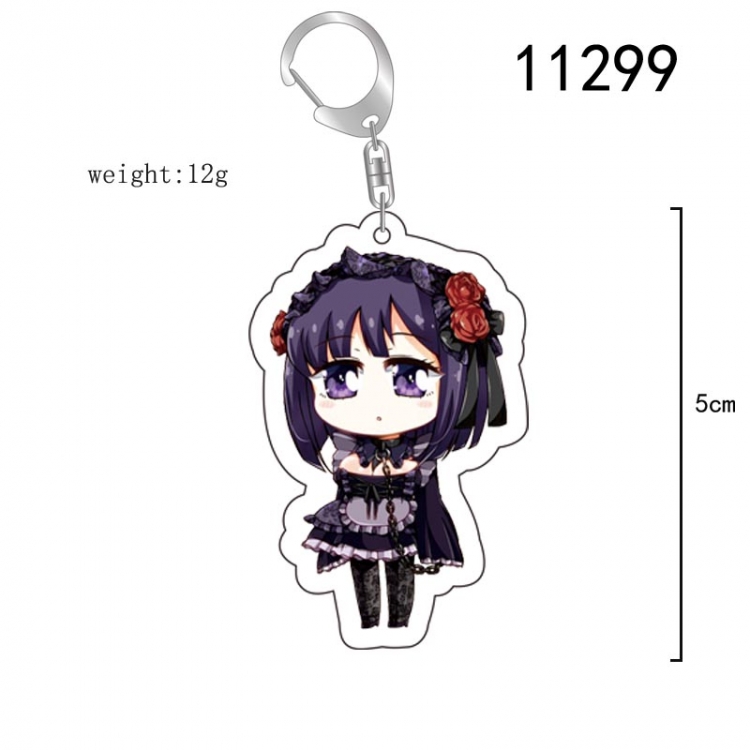 Dressing dolls fall in love Anime acrylic Key Chain price for 5 pcs  11299