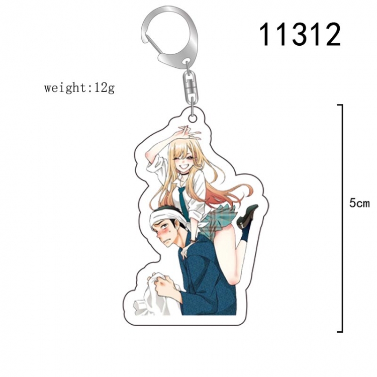 Dressing dolls fall in love Anime acrylic Key Chain price for 5 pcs  11312