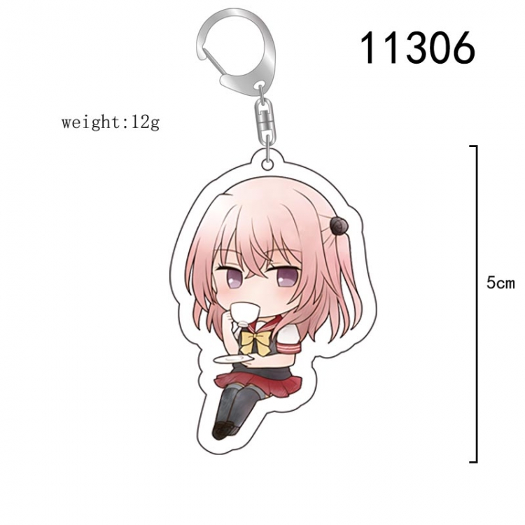 Dressing dolls fall in love Anime acrylic Key Chain price for 5 pcs  11306