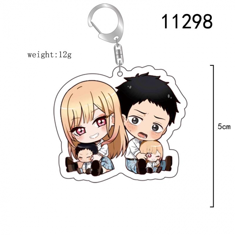 Dressing dolls fall in love Anime acrylic Key Chain price for 5 pcs  11298