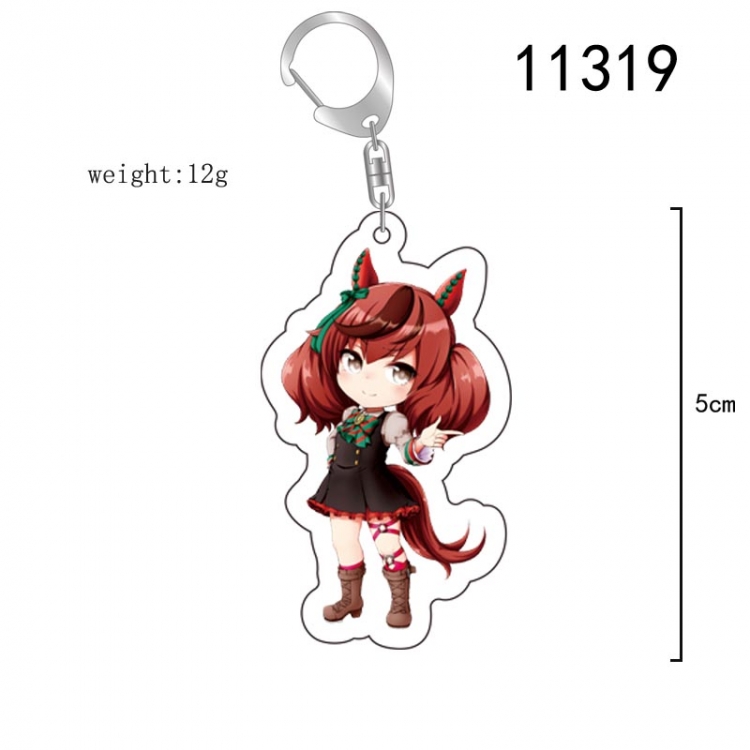 Pretty Derby  Anime characters acrylic Standing Plates Keychain 15CM 11319