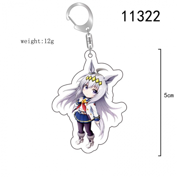 Pretty Derby  Anime characters acrylic Standing Plates Keychain 15CM 11322