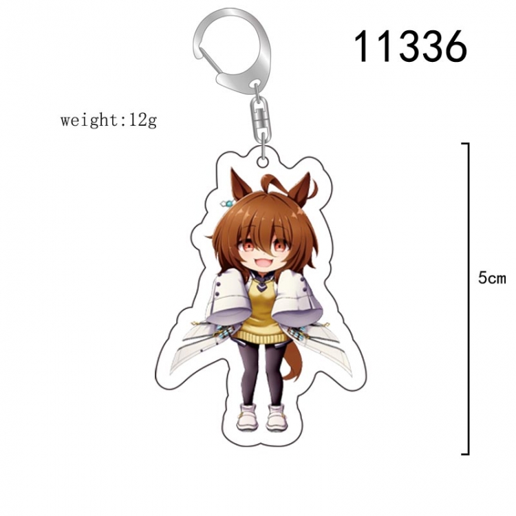 Pretty Derby  Anime characters acrylic Standing Plates Keychain 15CM 11336