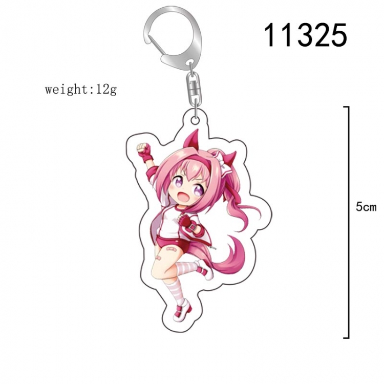 Pretty Derby  Anime characters acrylic Standing Plates Keychain 15CM 11325