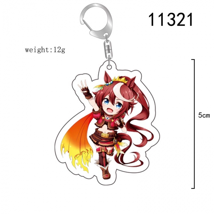 Pretty Derby  Anime characters acrylic Standing Plates Keychain 15CM 11321