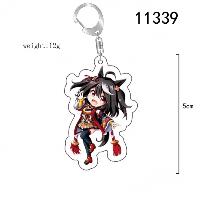 Pretty Derby  Anime characters acrylic Standing Plates Keychain 15CM 11339