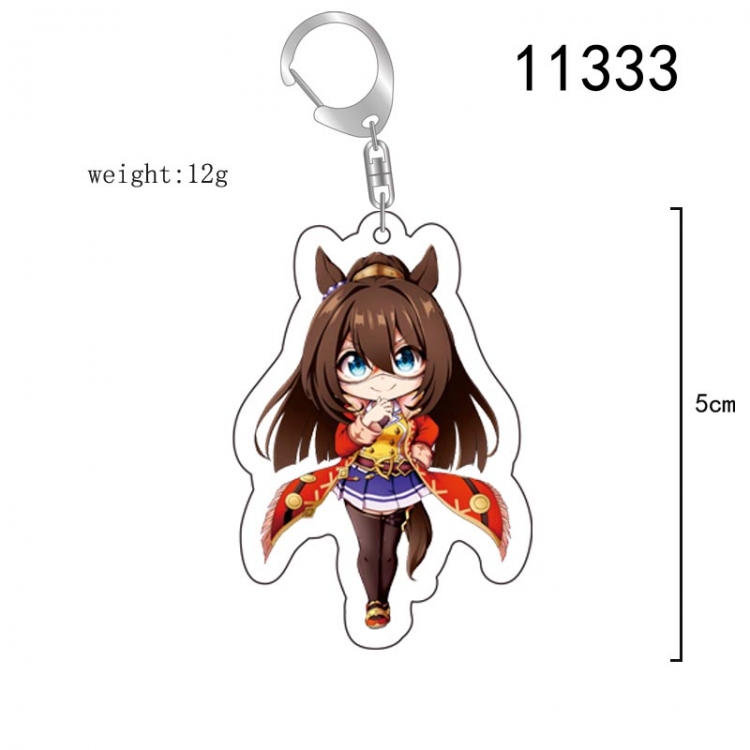 Pretty Derby  Anime characters acrylic Standing Plates Keychain 15CM 11333