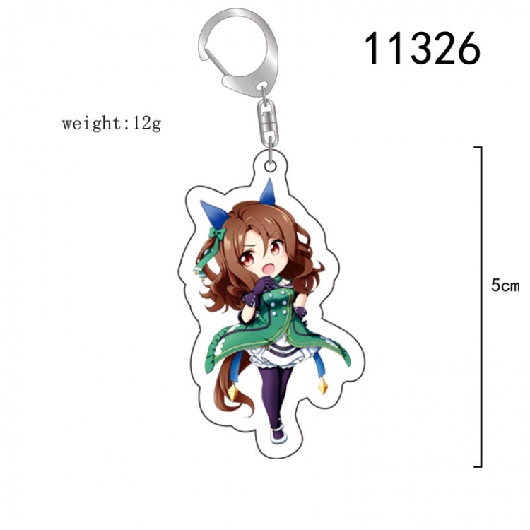 Pretty Derby  Anime characters acrylic Standing Plates Keychain 15CM 11326