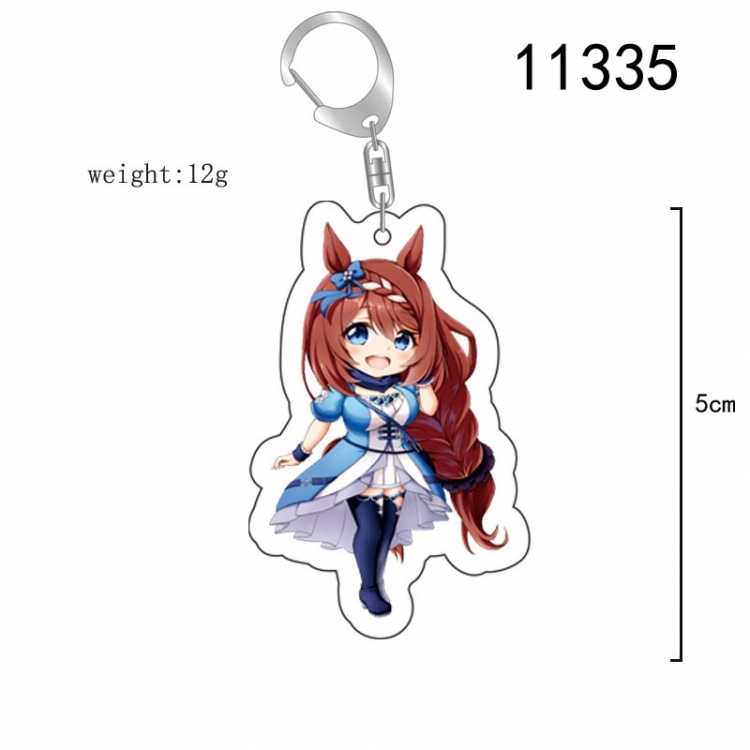 Pretty Derby  Anime characters acrylic Standing Plates Keychain 15CM 11335