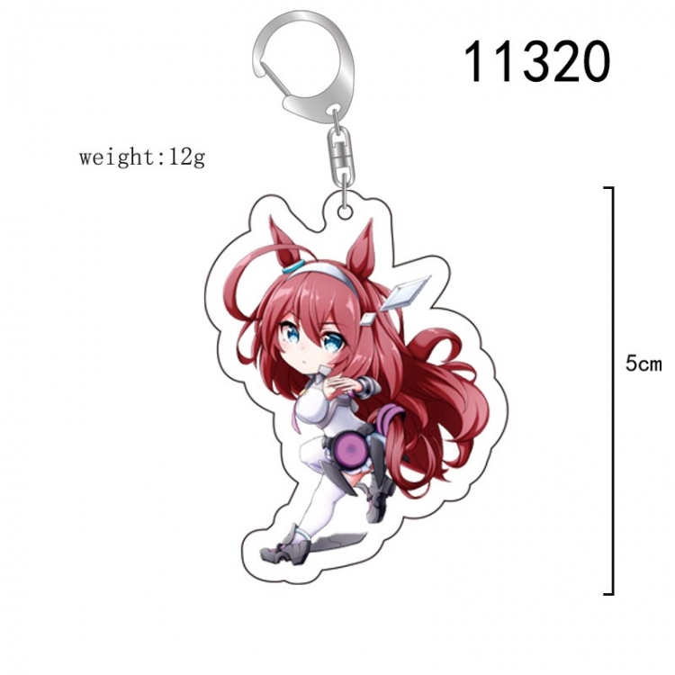 Pretty Derby  Anime characters acrylic Standing Plates Keychain 15CM 11320