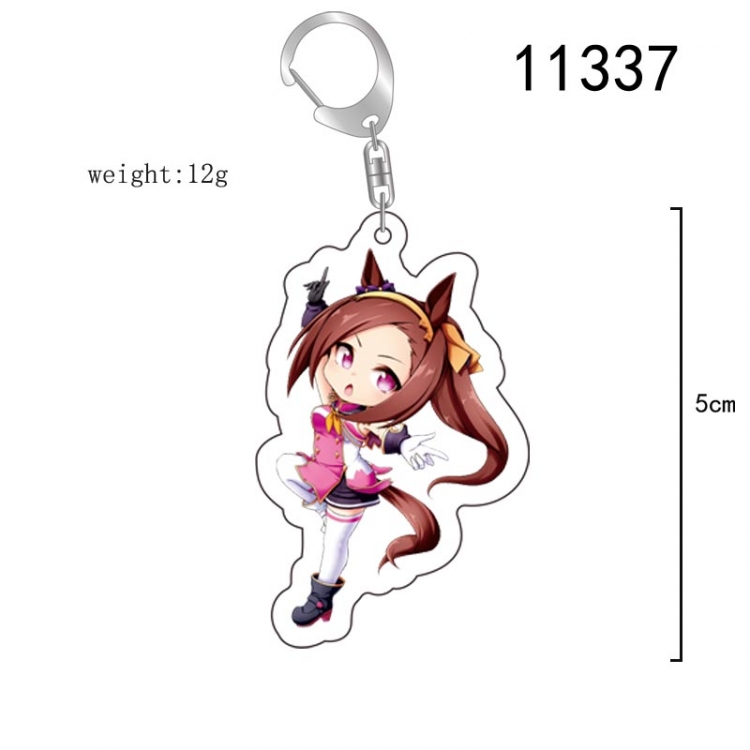 Pretty Derby  Anime characters acrylic Standing Plates Keychain 15CM 11337