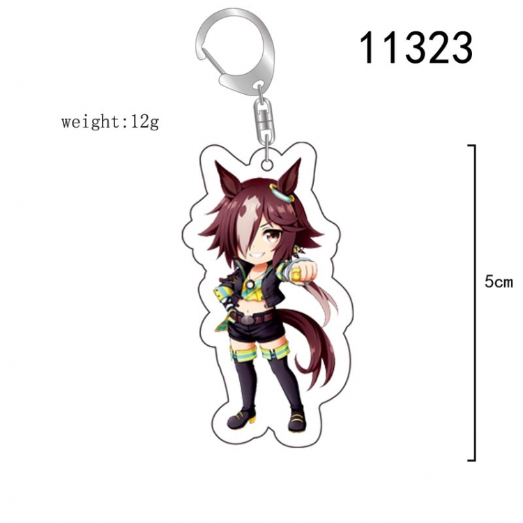 Pretty Derby  Anime characters acrylic Standing Plates Keychain 15CM 11323