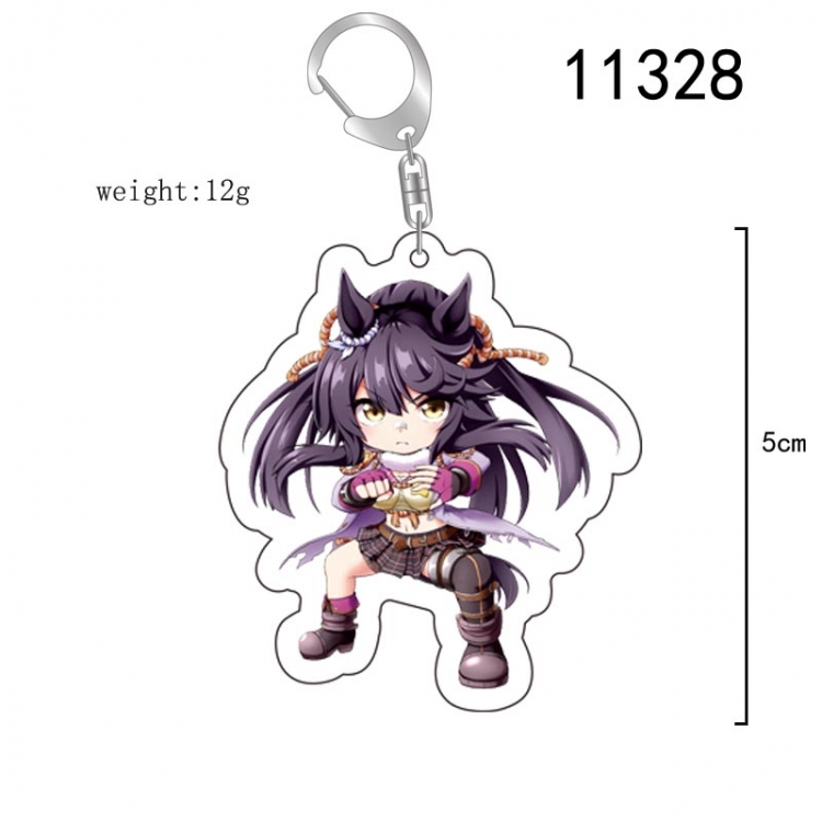 Pretty Derby  Anime characters acrylic Standing Plates Keychain 15CM 11328