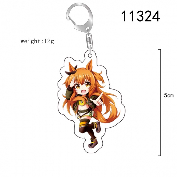 Pretty Derby  Anime characters acrylic Standing Plates Keychain 15CM 11324