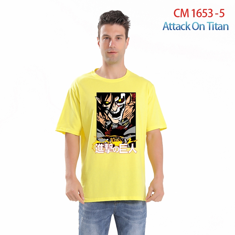 Shingeki no Kyojin Printed short-sleeved cotton T-shirt from S to 4XL CM-1653-5