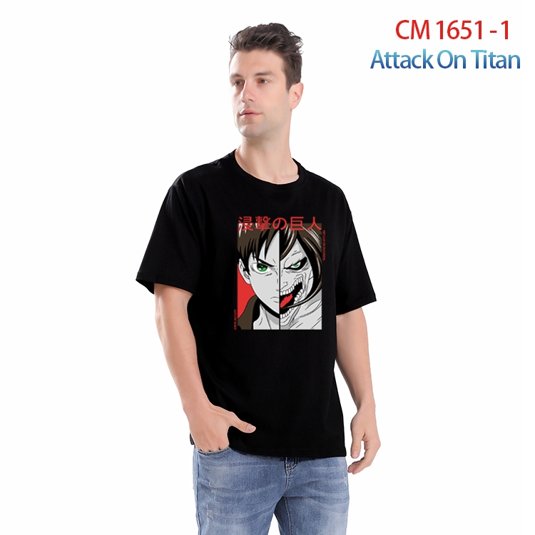 Shingeki no Kyojin Printed short-sleeved cotton T-shirt from S to 4XL CM-1651-1