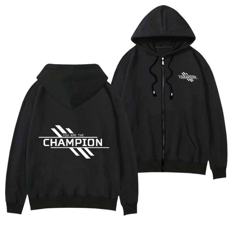 Apexlegends Black Hooded Thick Zip Jacket Sweatshirt from S to 3XL