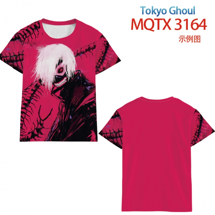 Tokyo Ghoul full color printed short-sleeved T-shirt from 2XS to 5XL MQTX 3164