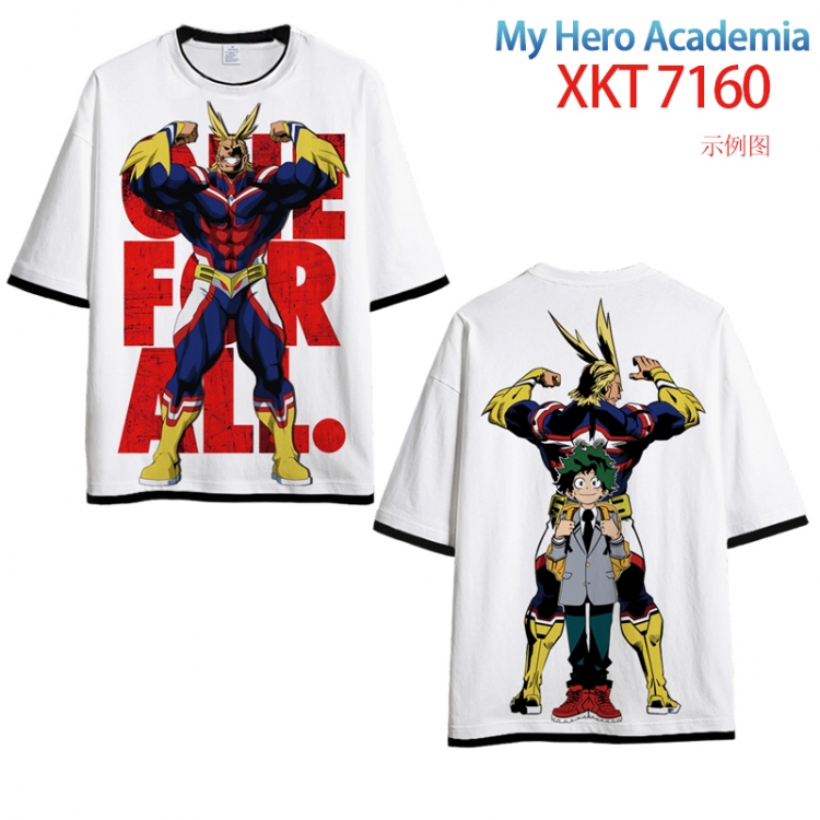 My Hero Academia Full Color Loose short sleeve cotton T-shirt  from S to 4XL  XKT7160