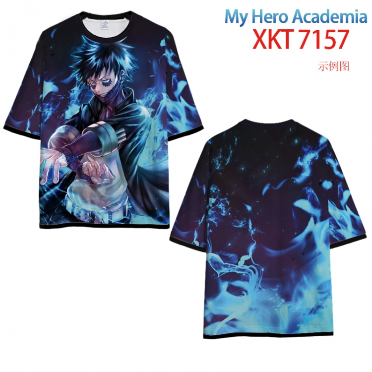 My Hero Academia Full Color Loose short sleeve cotton T-shirt  from S to 6XL  XKT7157