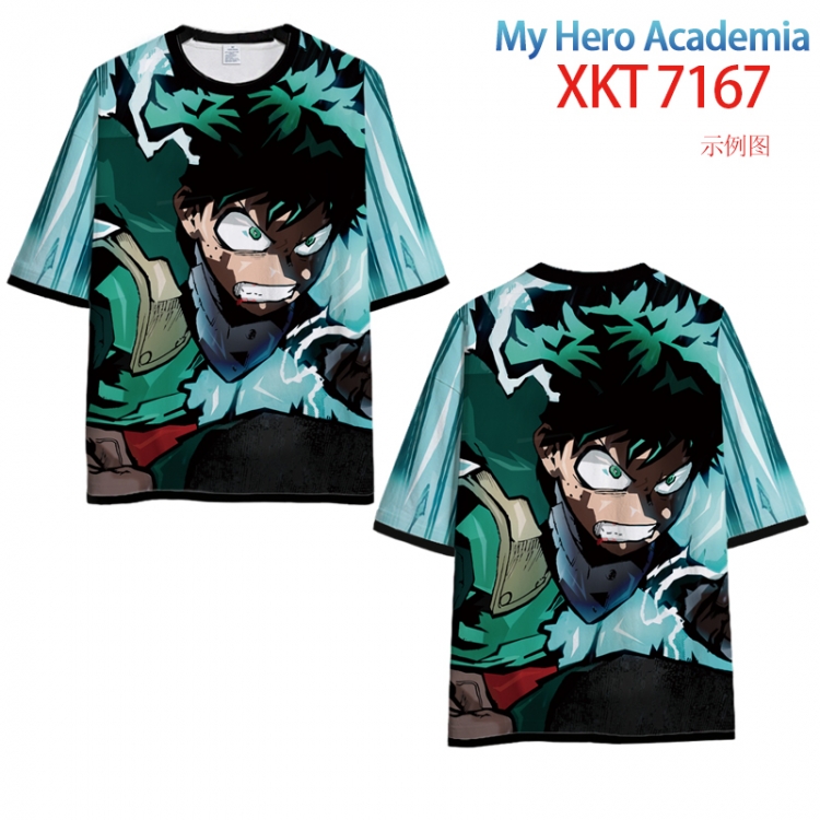 My Hero Academia Full Color Loose short sleeve cotton T-shirt  from S to 6XL  XKT7167