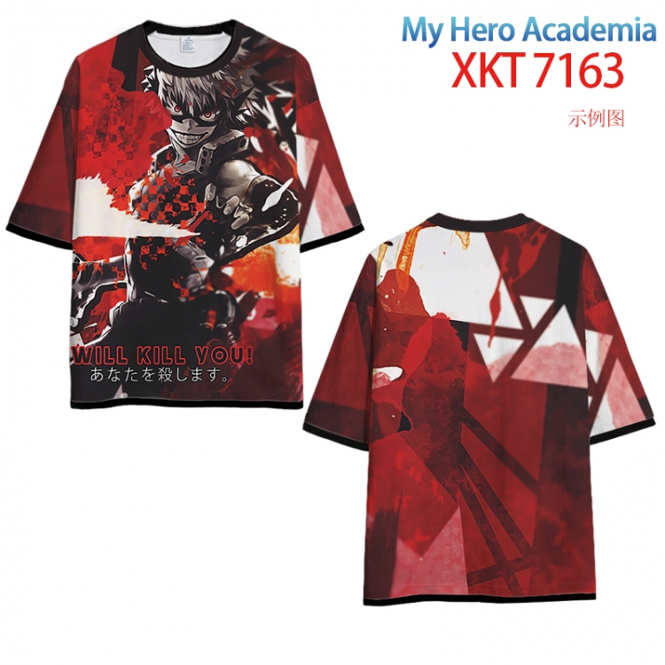 My Hero Academia Full Color Loose short sleeve cotton T-shirt  from S to 6XL XKT7163