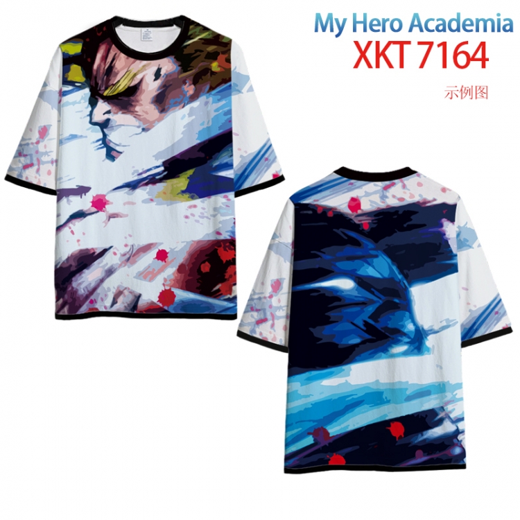 My Hero Academia Full Color Loose short sleeve cotton T-shirt  from S to 6XL XKT7164