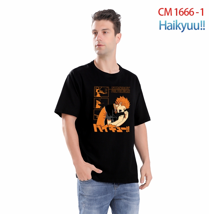 Haikyuu!! Printed short-sleeved cotton T-shirt from S to 4XL CM-1666-1