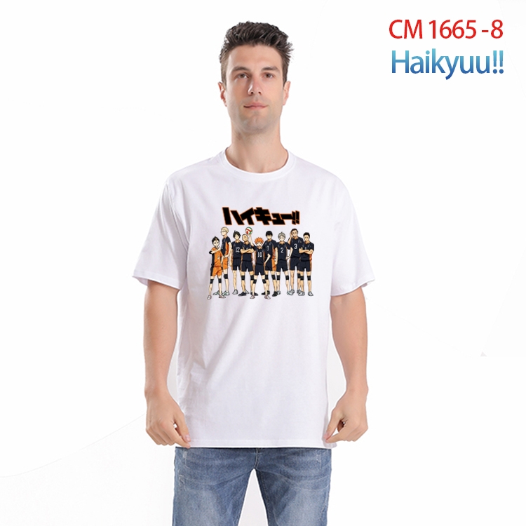 Haikyuu!! Printed short-sleeved cotton T-shirt from S to 4XL CM-1665-8