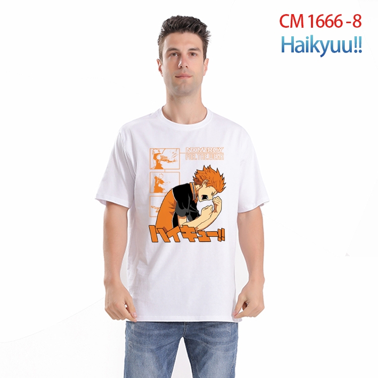 Haikyuu!! Printed short-sleeved cotton T-shirt from S to 4XL CM-1666-8