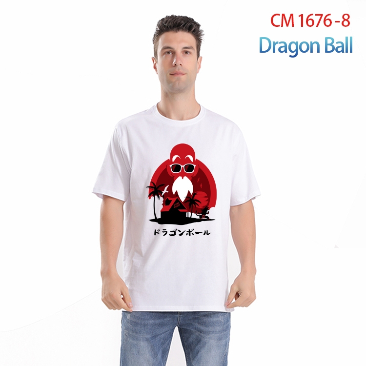 DRAGON BALL Printed short-sleeved cotton T-shirt from S to 4XL  CM-1676-8