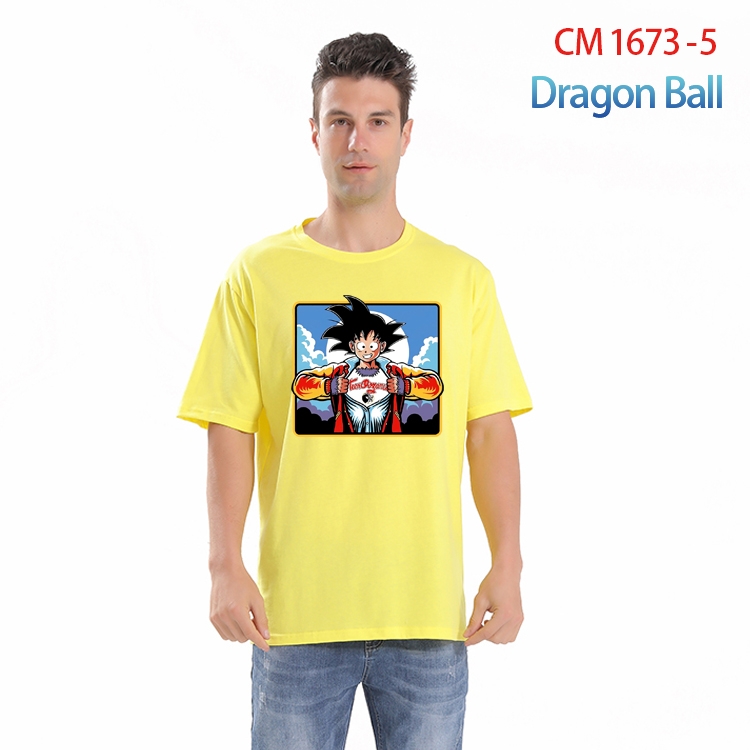 DRAGON BALL Printed short-sleeved cotton T-shirt from S to 4XL CM-1673-5