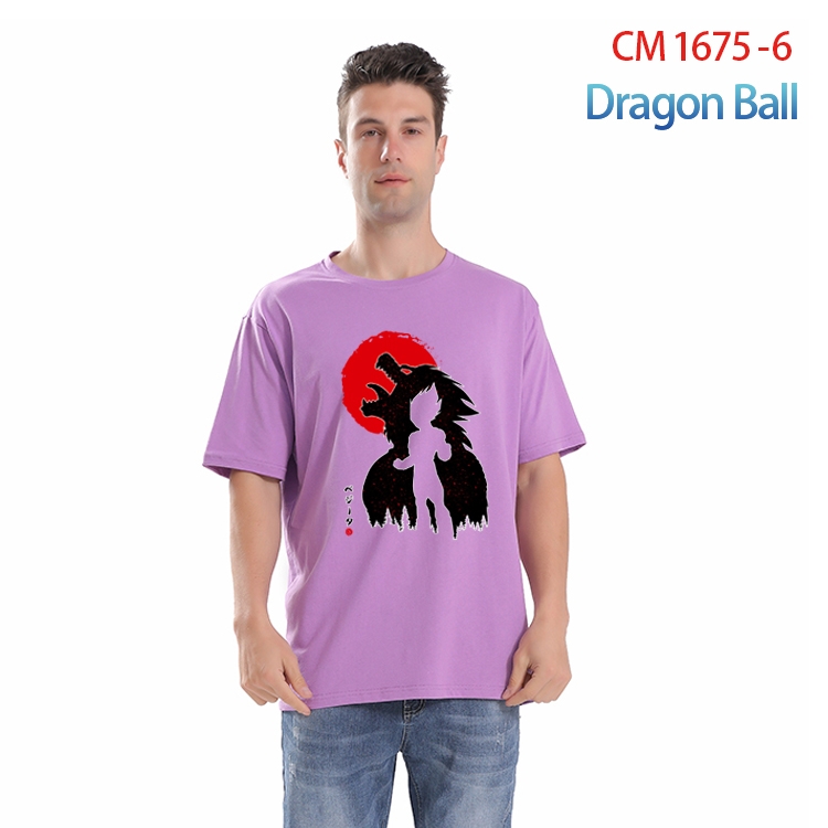 DRAGON BALL Printed short-sleeved cotton T-shirt from S to 4XL CM-1675-6