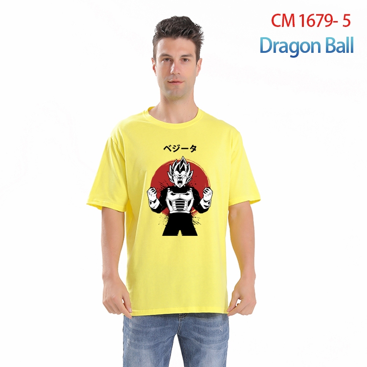 DRAGON BALL Printed short-sleeved cotton T-shirt from S to 4XL CM-1679-5