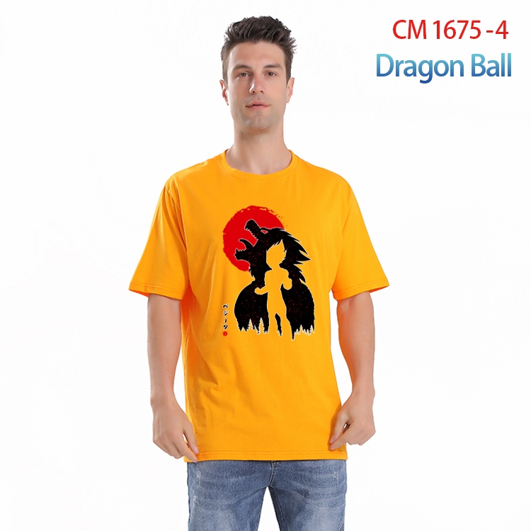 DRAGON BALL Printed short-sleeved cotton T-shirt from S to 4XL  CM-1675-4