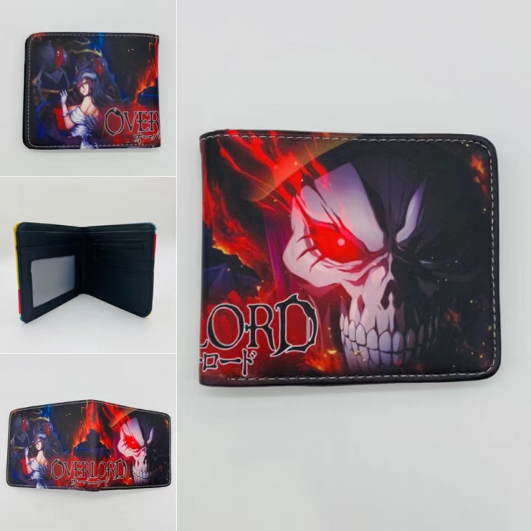 Overlord Full color  Two fold short card case wallet 11X9.5CM