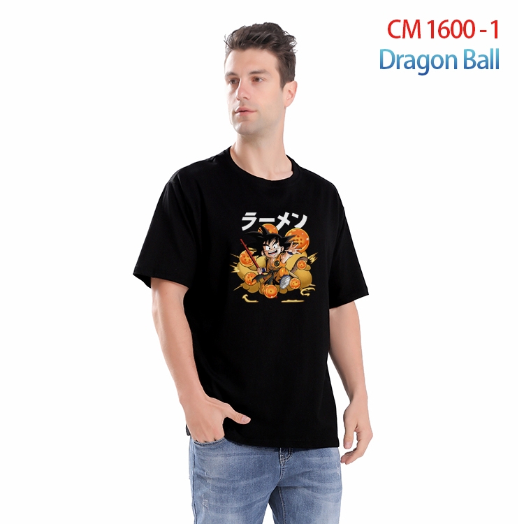 DRAGON BALL Printed short-sleeved cotton T-shirt from S to 4XL CM-1600-1