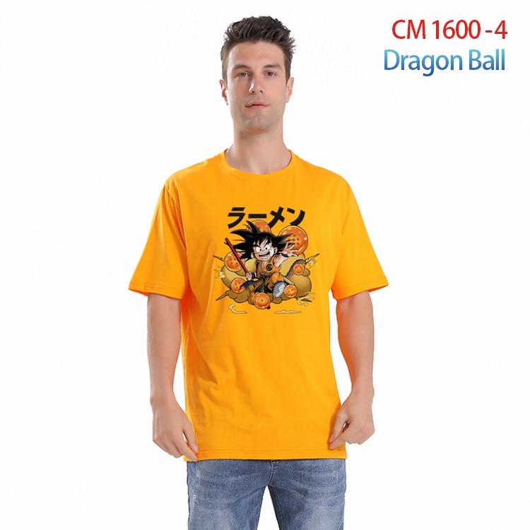 DRAGON BALL Printed short-sleeved cotton T-shirt from S to 4XL CM-1600-4