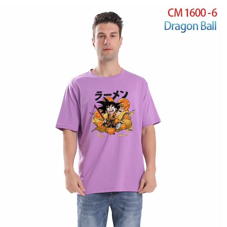 DRAGON BALL Printed short-sleeved cotton T-shirt from S to 4XL CM-1600-6