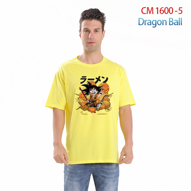 DRAGON BALL Printed short-sleeved cotton T-shirt from S to 4XL CM-1600-5