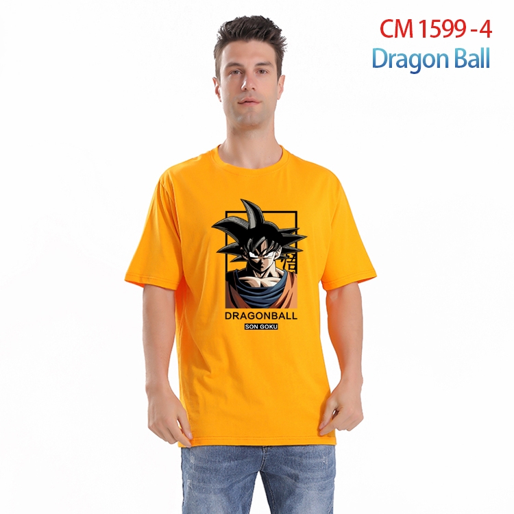 DRAGON BALL Printed short-sleeved cotton T-shirt from S to 4XL CM-1599-4