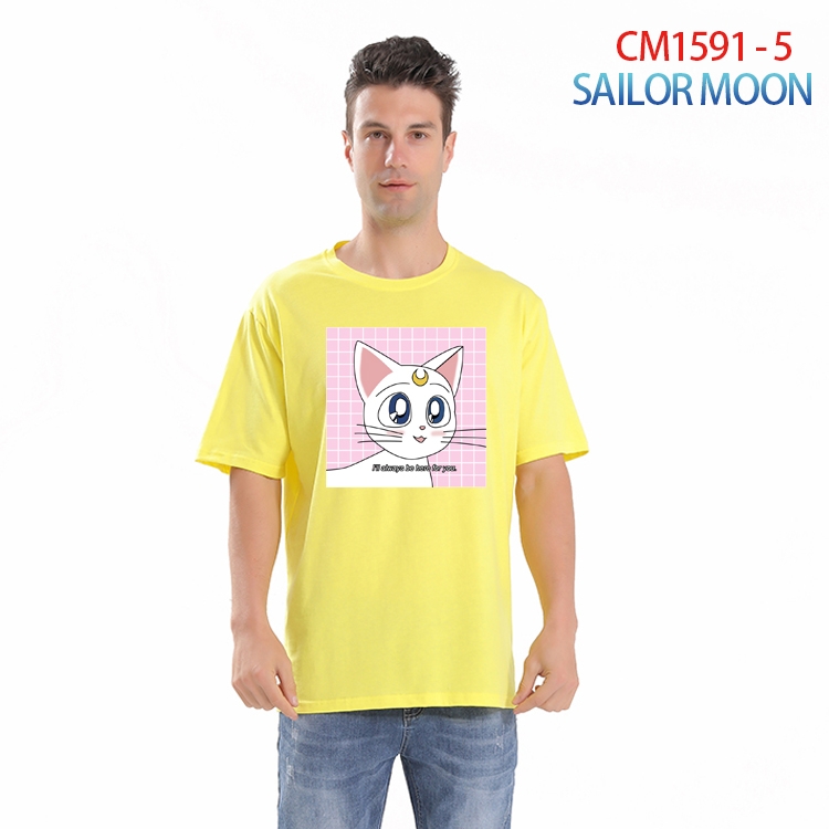 sailormoon Printed short-sleeved cotton T-shirt from S to 4XL  CM-1591-5
