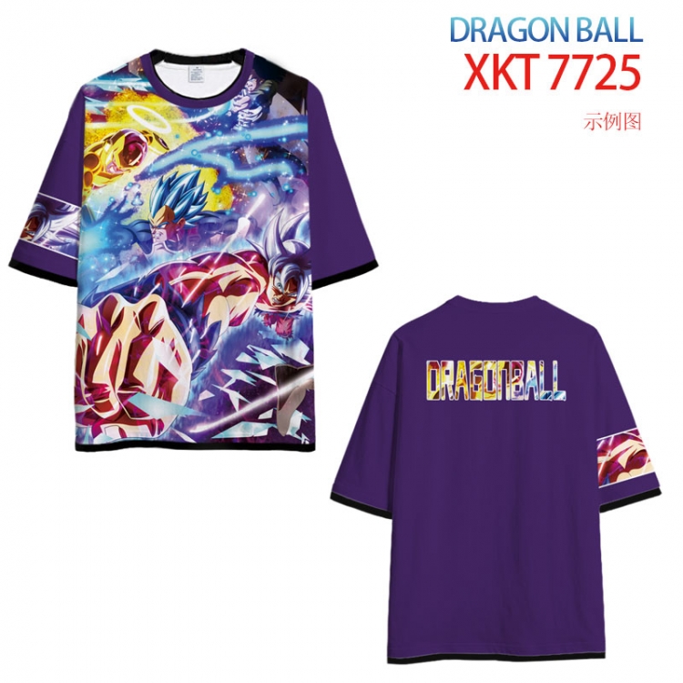 DRAGON BALL Full Color Loose short sleeve cotton T-shirt  from S to 6XL  XKT-7725