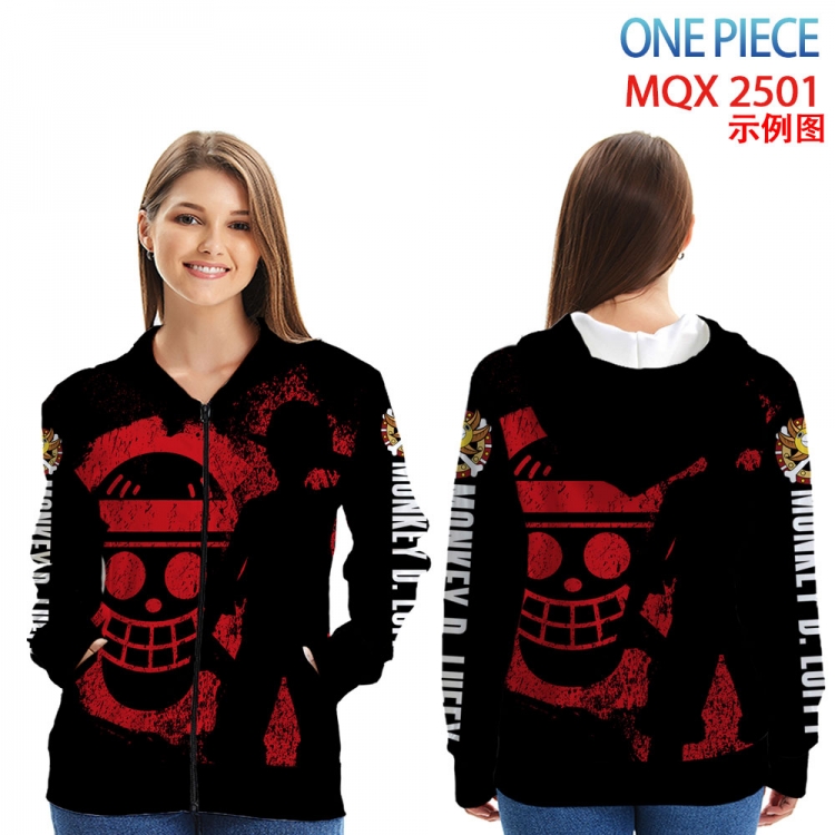 One Piece Long Sleeve Zip Hood Patch Pocket Sweatshirt   from  2XS to 4XL MQX 2501