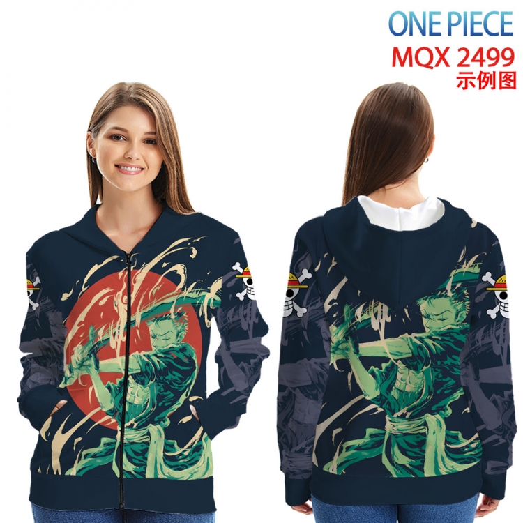 One Piece Long Sleeve Zip Hood Patch Pocket Sweatshirt   from  2XS to 4XL   MQX 2499