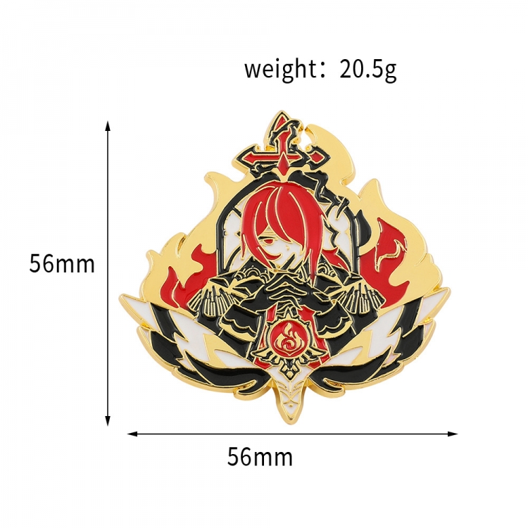 Genshin Impact   game peripheral cartoon badge metal pin brooch price for 2 pcs  XZ430