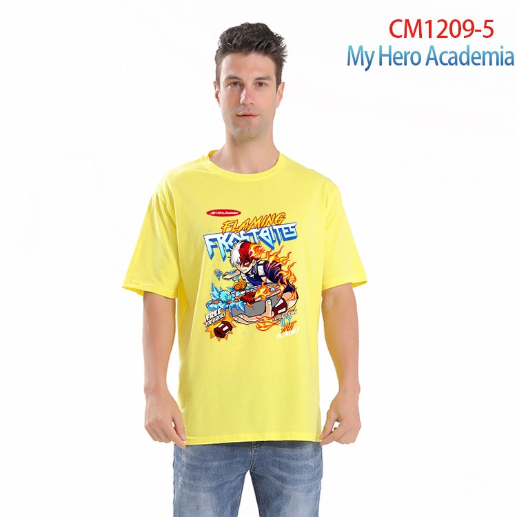 My Hero Academia Printed short-sleeved cotton T-shirt from S to 4XL CM 1209 5